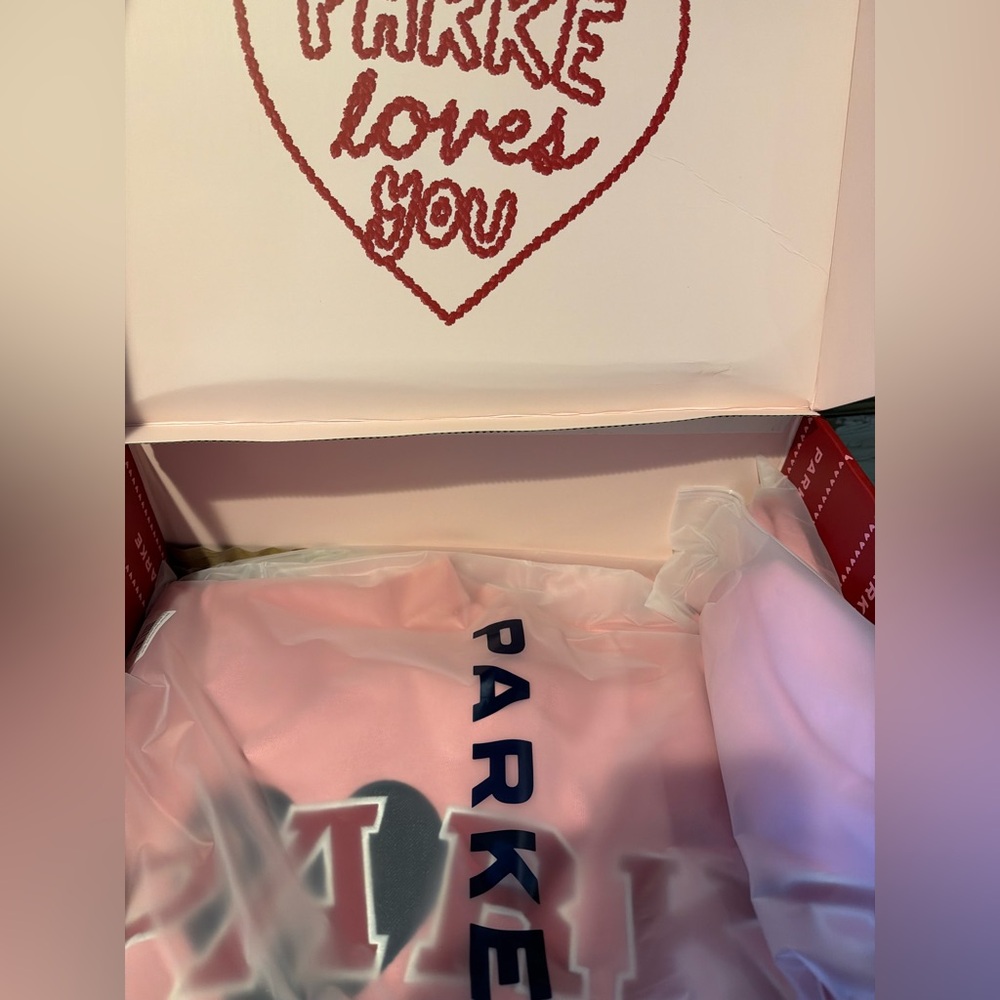 Parke Jean Heart valentines 2026 pink Blush S/M - Picture 3 of 3
